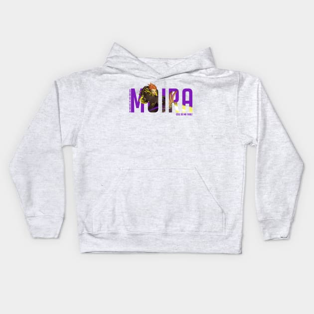 Overwatch - Moira Kids Hoodie by Rendi_the_Graye